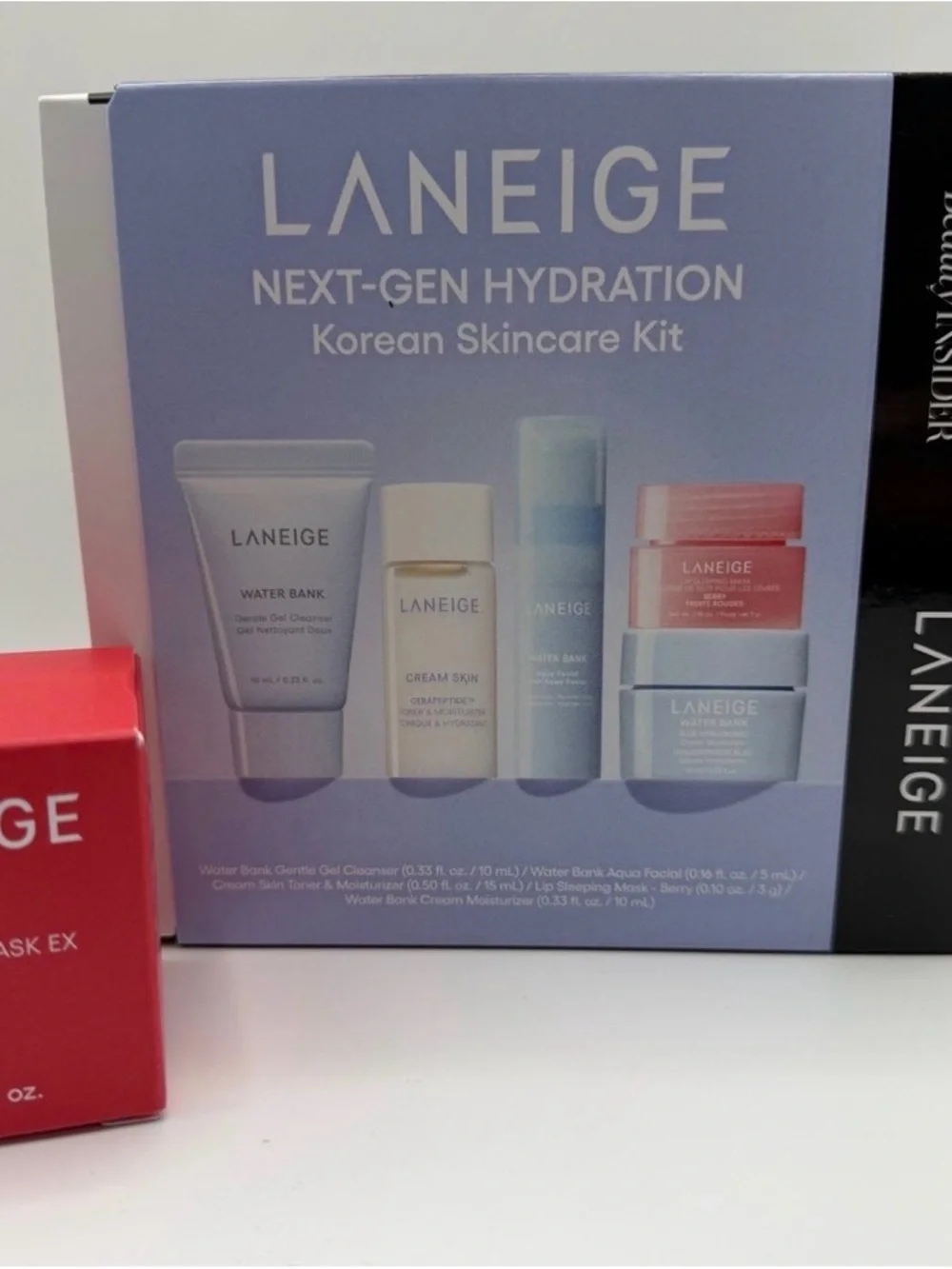 Laneige Hydration Skincare Kit + Full Size Berry Lip Sleeping Mask BNIB